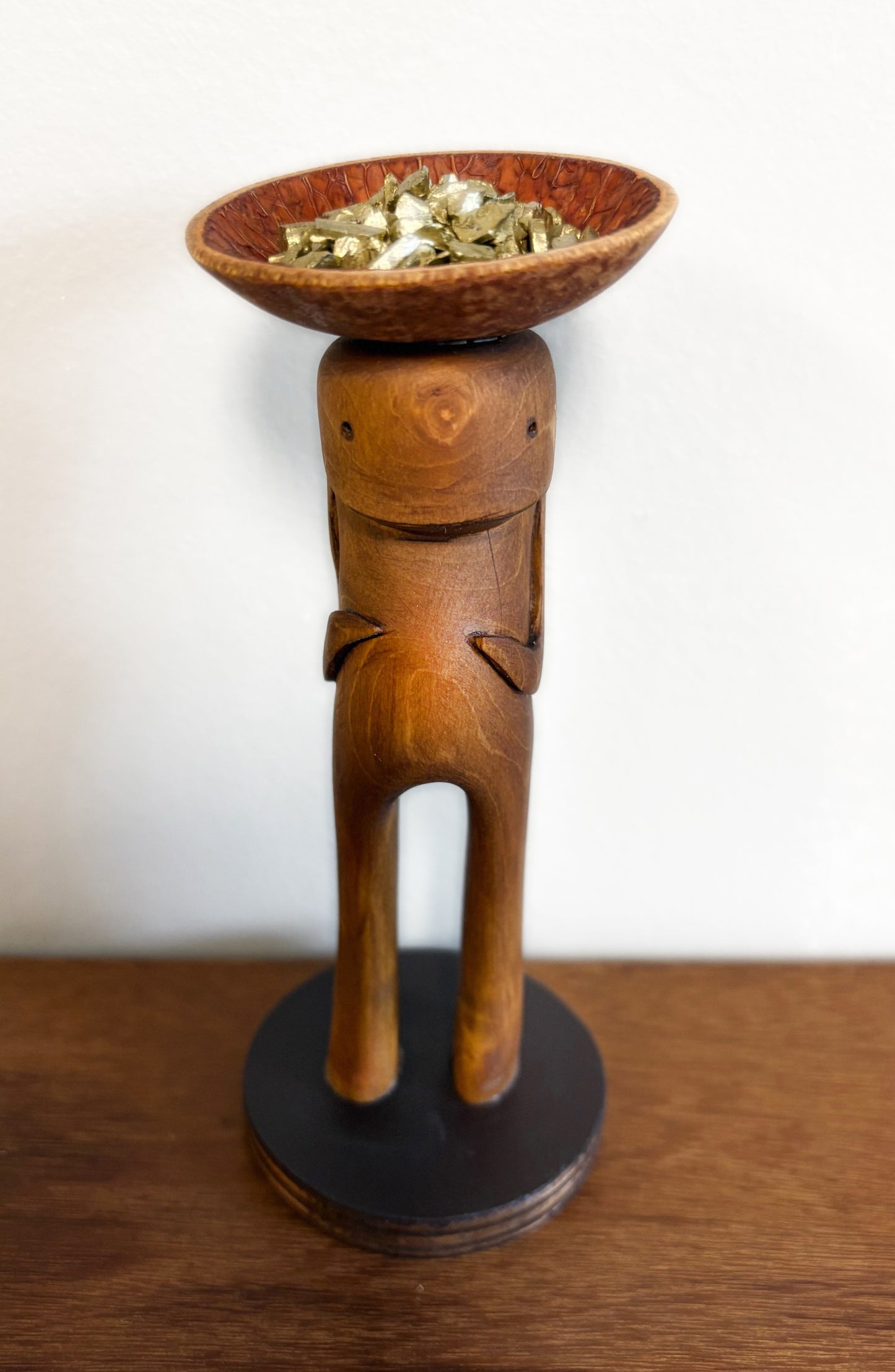 "SECOND CHANCE 178" HAND CARVED WOOD SCULPTURE VG178