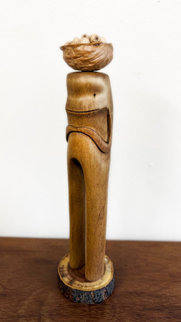 "SECOND CHANCE 217" HAND CARVED WOOD SCULPTURE VG217
