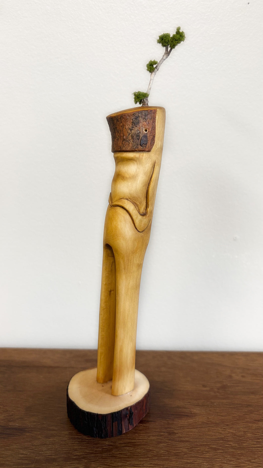 "SECOND CHANCE 60" HAND CARVED WOOD SCULPTURE VG60