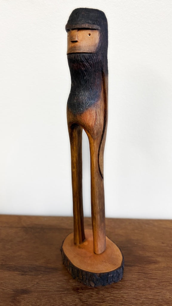 "SECOND CHANCE 72" HAND CARVED WOOD SCULPTURE VG72