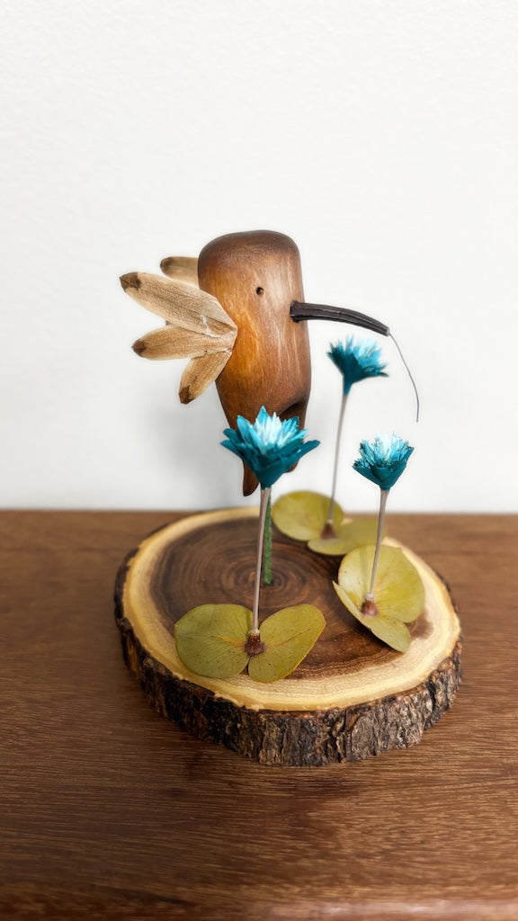 "SECOND CHANCE 92" HAND CARVED WOOD SCULPTURE VG92