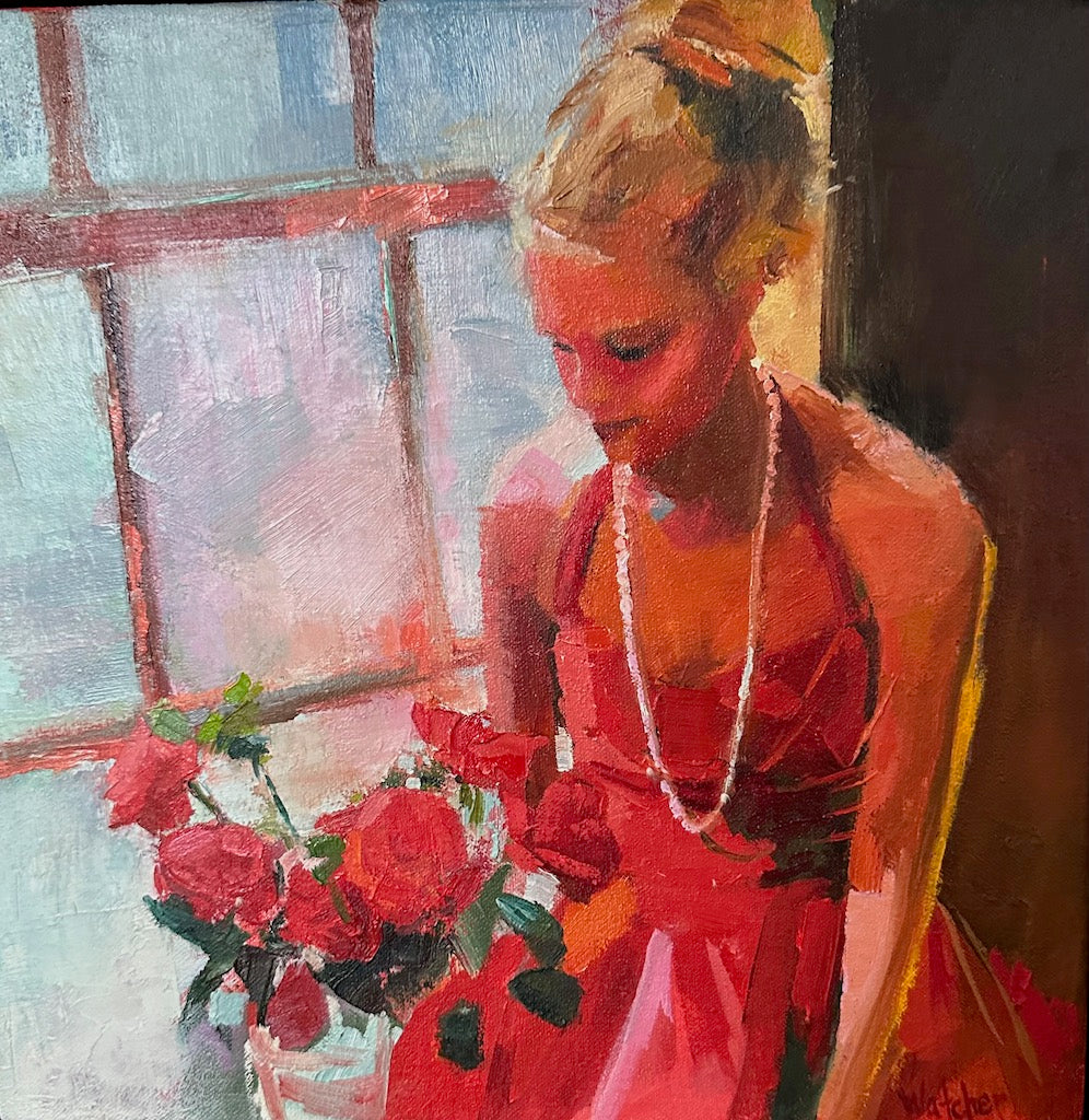 "ROSY MORNING" Original Oil Painting/Framed