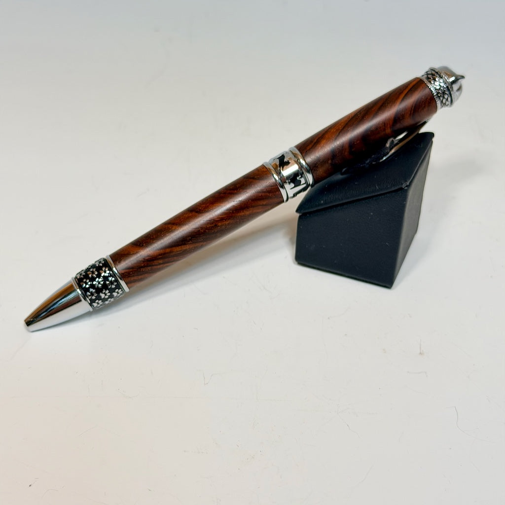 CAT MEDIUM BALL POINT COCO BOLO WOOD PEN BW8