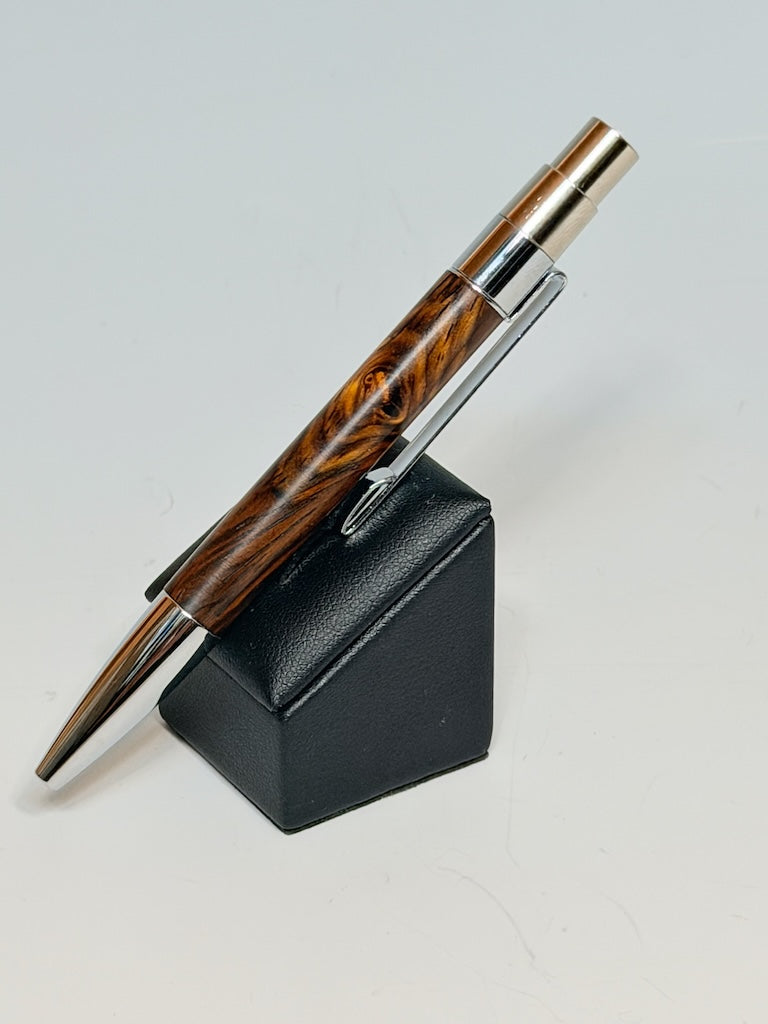 MINI CLICK BALL POINT PEN WITH COCO BOLO WOOD BW1