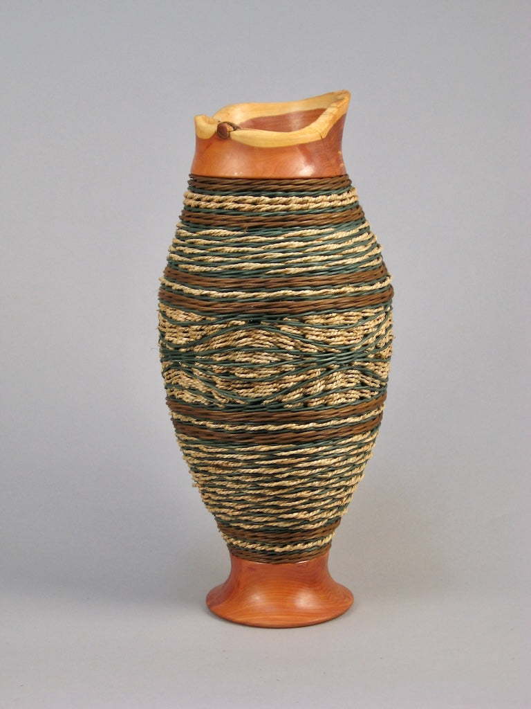 BRUSHY CREEK MIXED MEDIA BASKETRY W/CEDAR