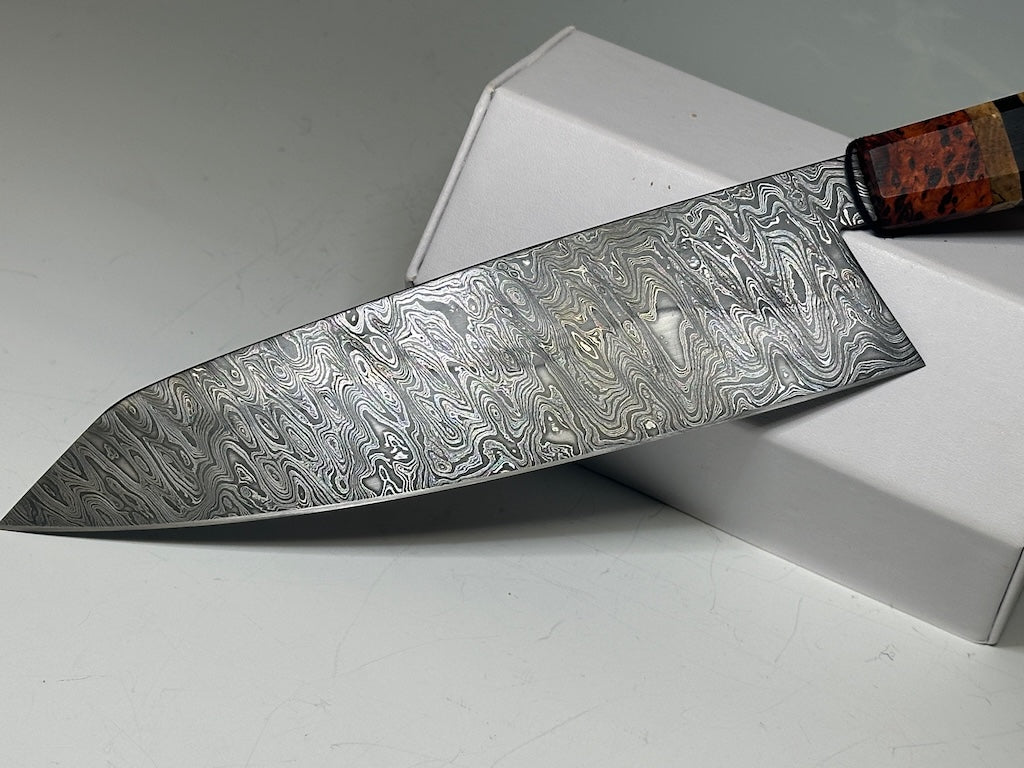 8" DAMASCUS CHEF KNIFE EO1560