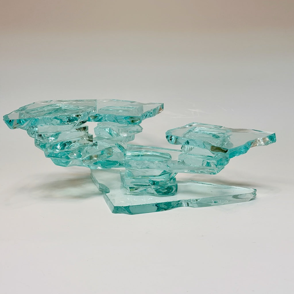 3 TOP GREEN CANDELABRA STAND FM62605