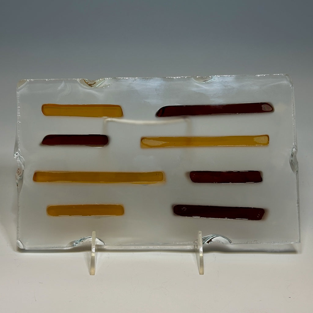 Fused Glass Art Plate - Small FM8251