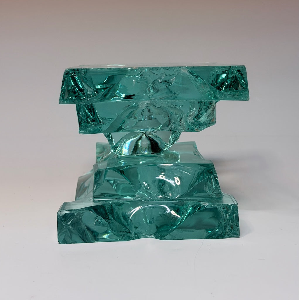EXTRA EXTRA LARGE FUSED GLASS CANDLE STAND FMXXLST
