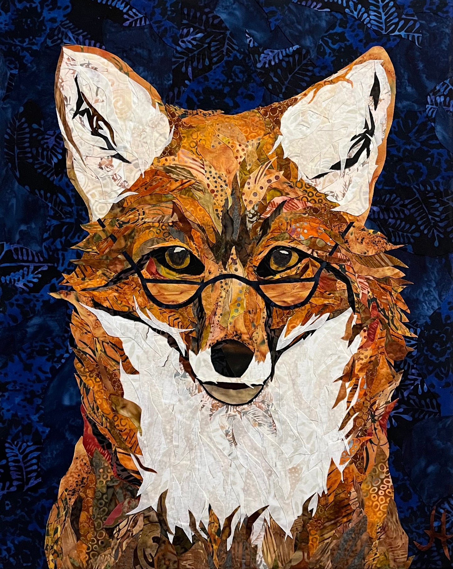 "SERIOUSLY?" FIBER FUSION WALL HANGING ON CANVAS