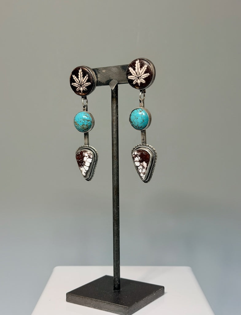 FRIDA KAHLO "WINGS TO FLY" EARRINGS JH173