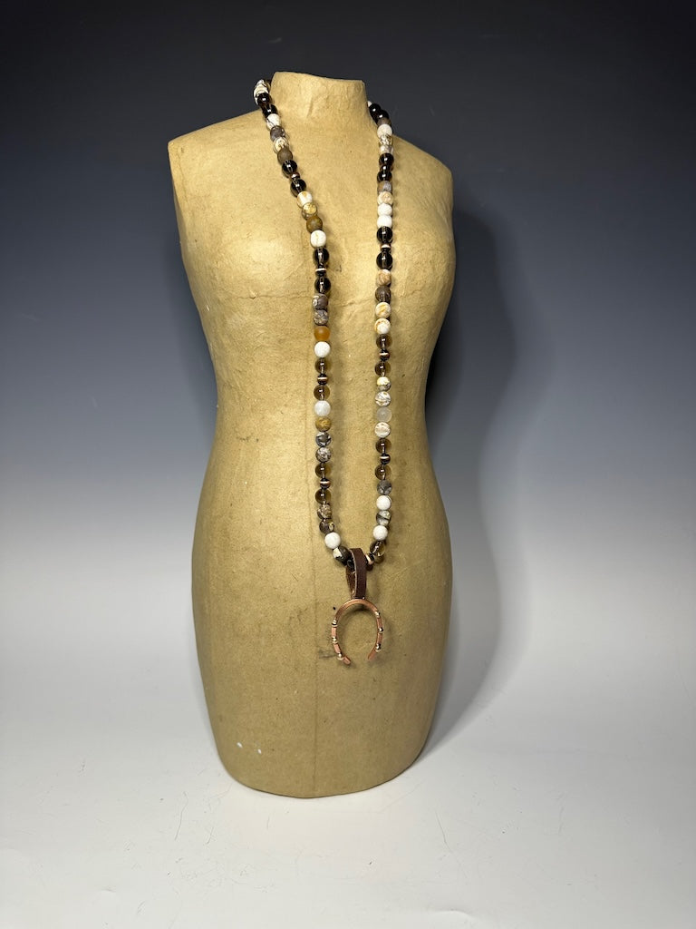 "LUCKY HORSE SHOE NECKLACE JK138