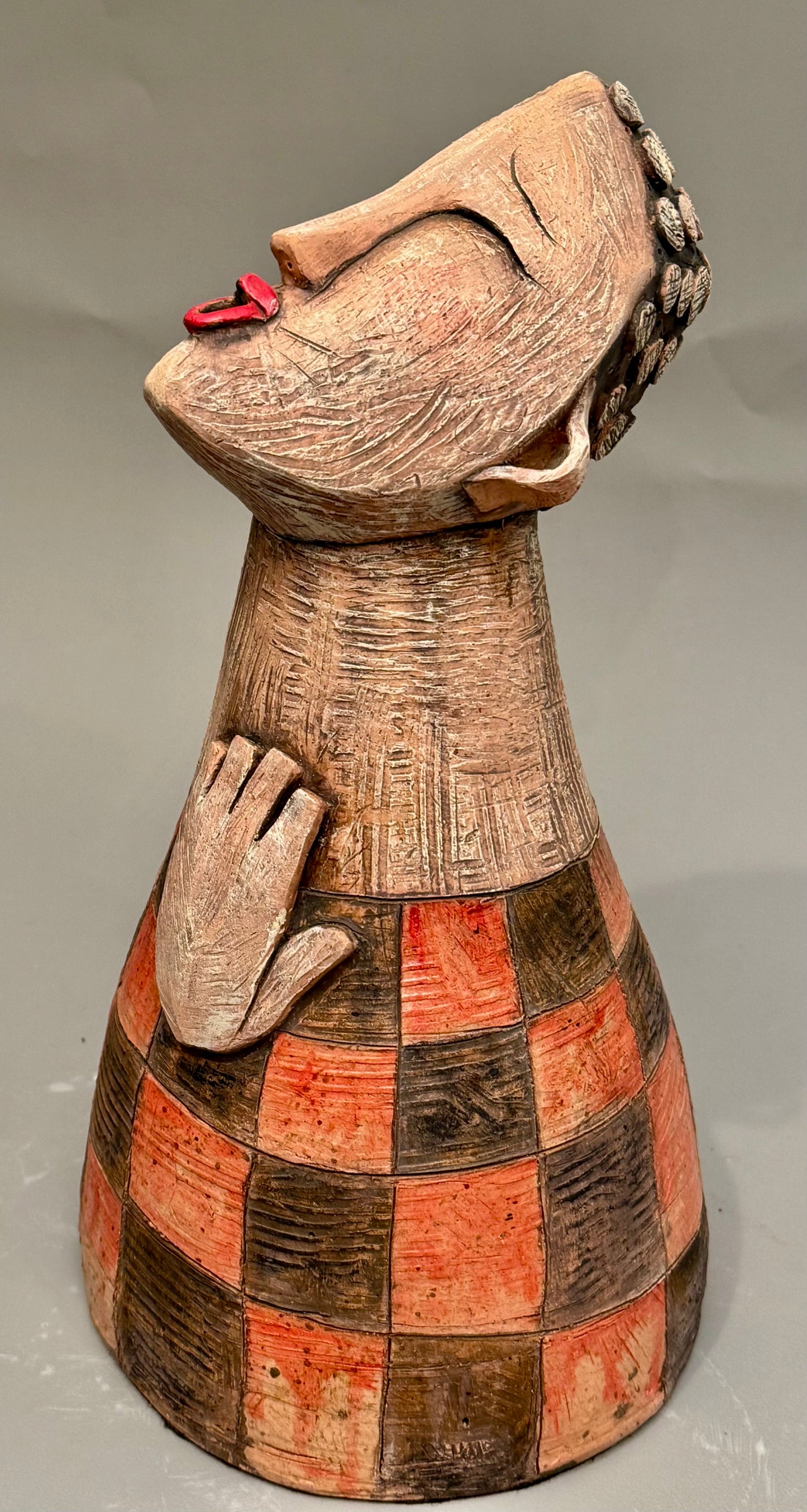 "HEARTFELT SONG" CERAMIC MIXED MEDIA SCULPTURE