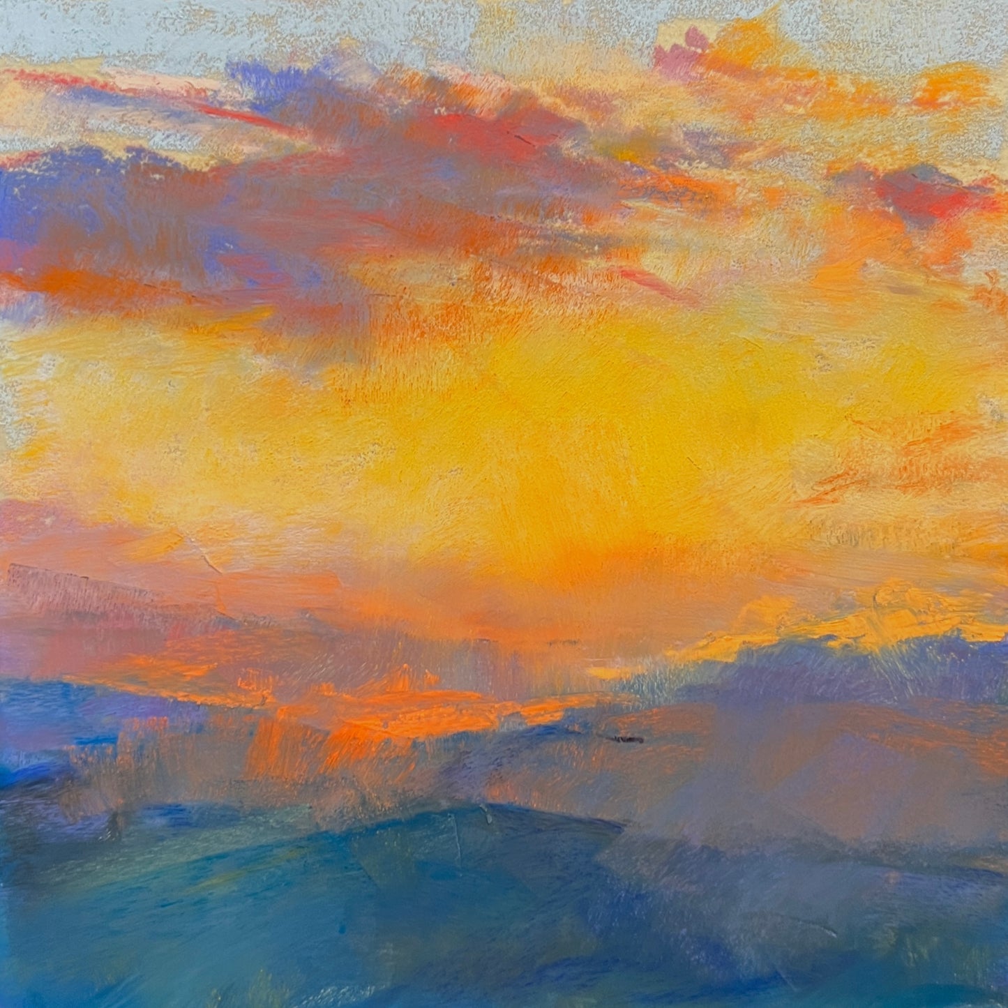 "MAGIC" ORIGINAL PASTEL STUDY/MATTED