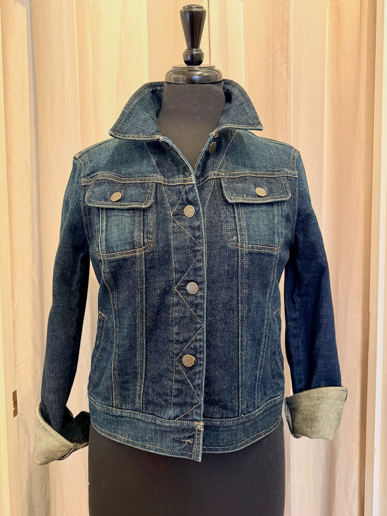 "YOU ARE MY SUNSHINE" HAND PAINTED DENIM JACKET LM48