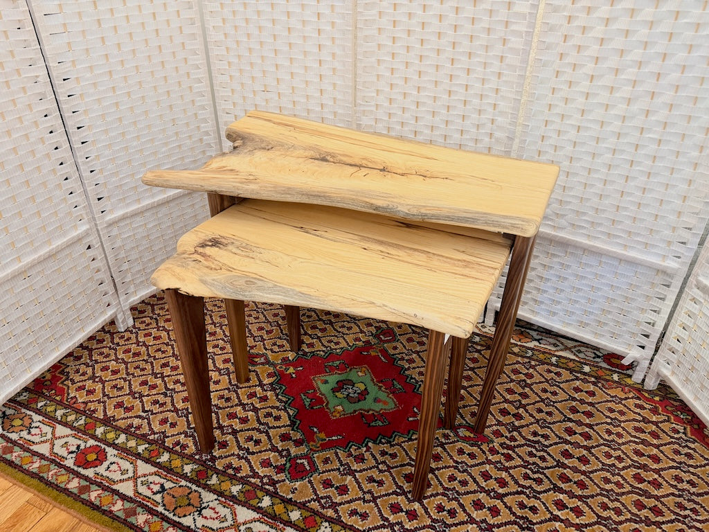 SET OF 2 HACKBERRY NESTING TABLES