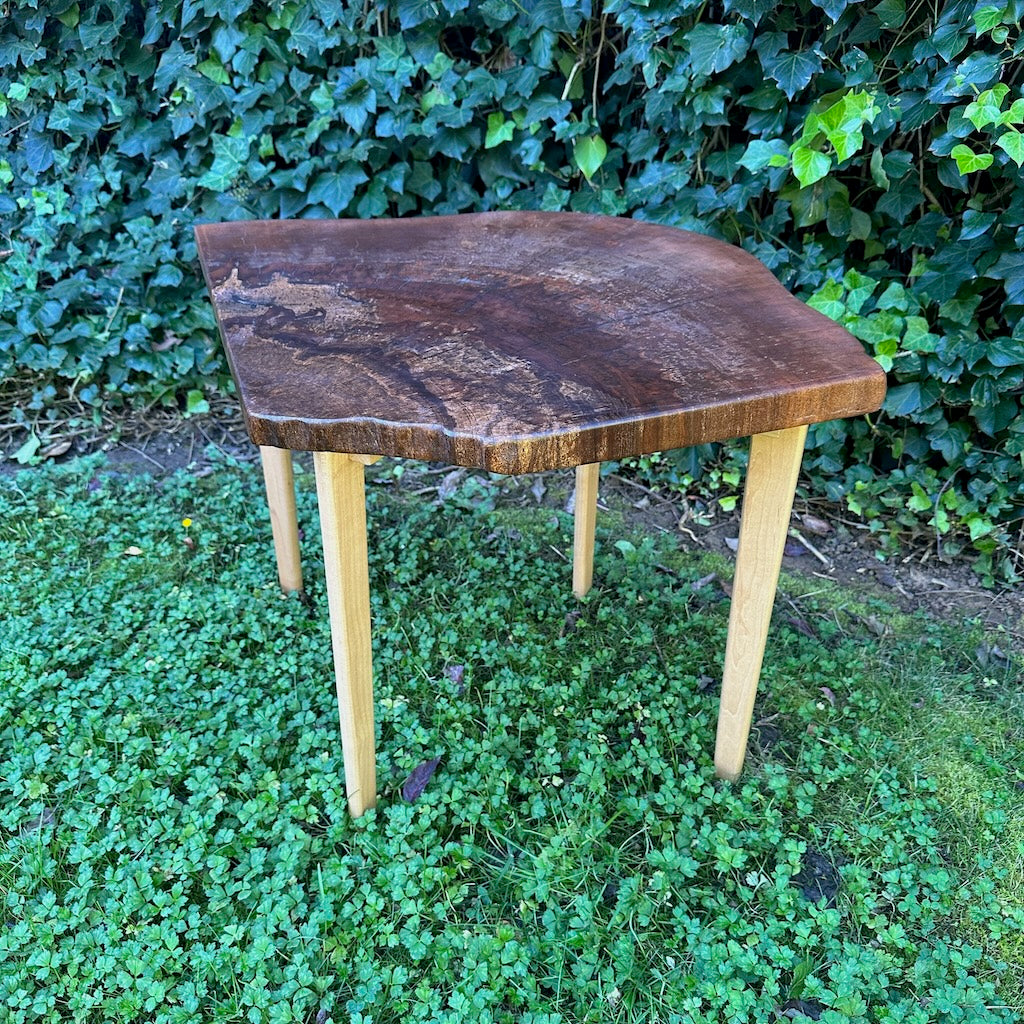 MISSION TABLE BOLIVIAN CEREJEIRA ON AMBROSIA MAPLE LEGS