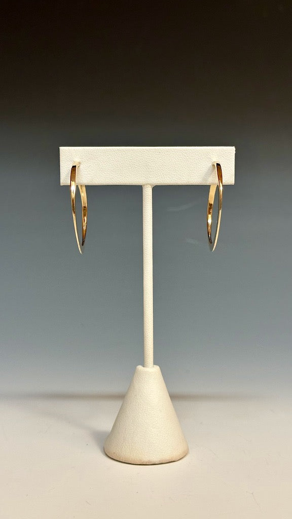 14K FORGED HOOP EARRINGS MB169E