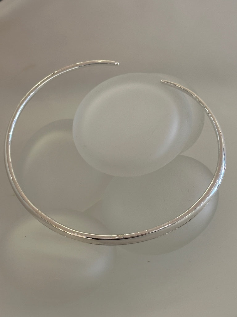 STERLING SILVER FLEXIBLE NECK RING NECKLACE MB200N