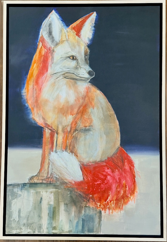 "STOP AND STARE" ORIGINAL ACRYLIC ON CANVAS/FRAMED
