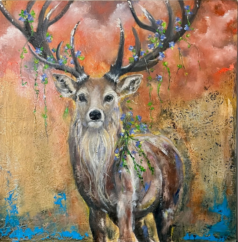 "SANCTUARY" ORIGINAL OIL ON CANVAS