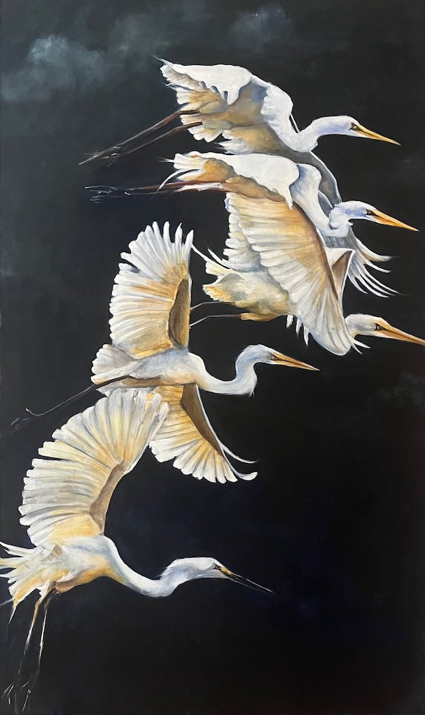 "TRANSMIGRATION" ORIGINAL OIL ON CANVAS