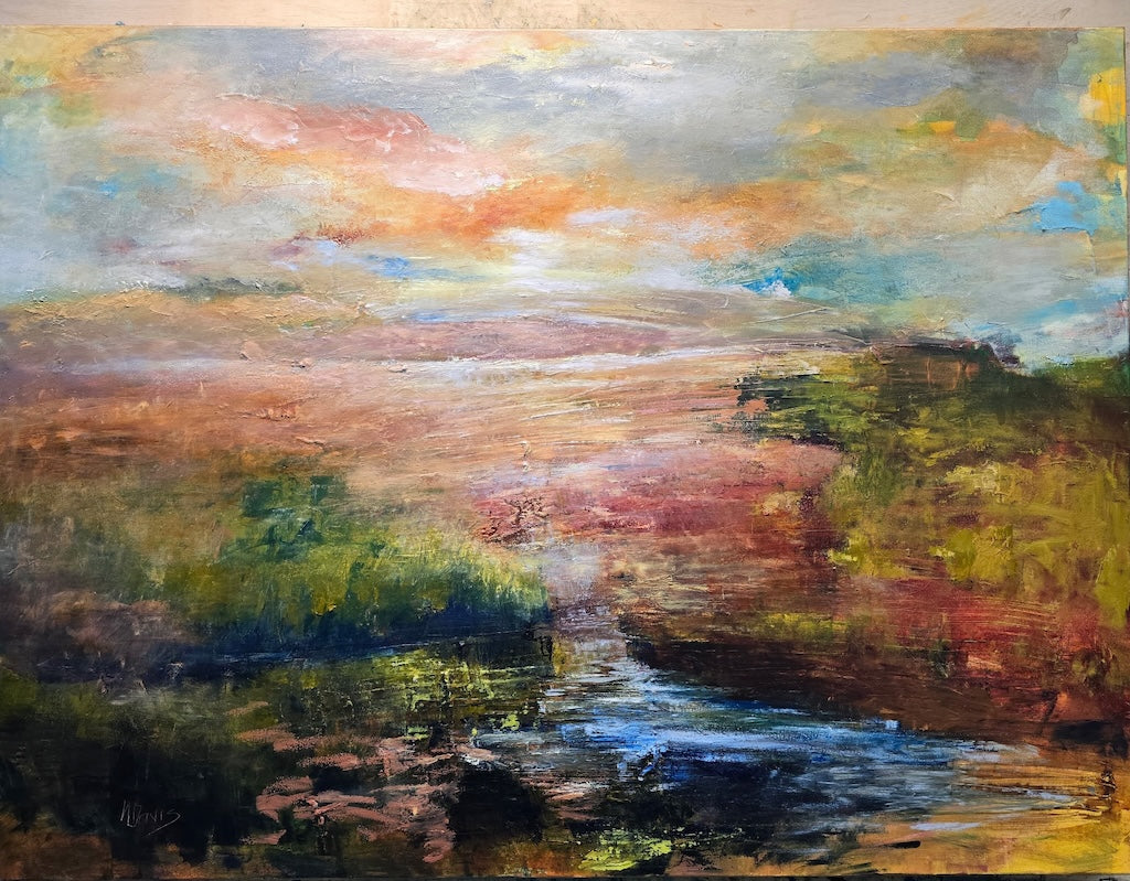 "CHANGING LIGHT" ORIGINAL OIL PAINTING ON CANVAS