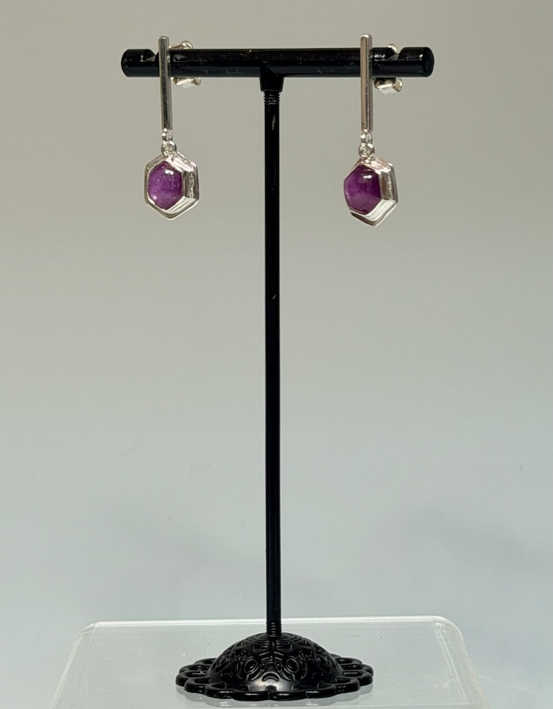 RUBY CABOCHON EARRINGS NM700E