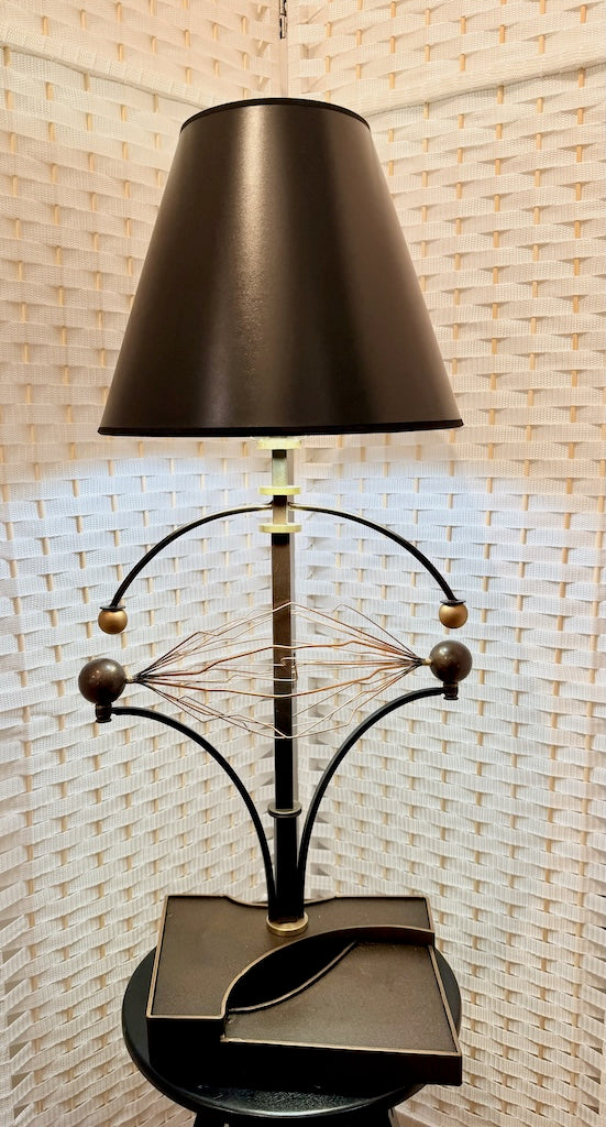 TESLA LAMP HAND FORGED METAL LAMP