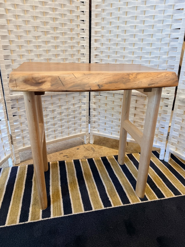 WALNUT BENCH WITH MAPLE LEGS II