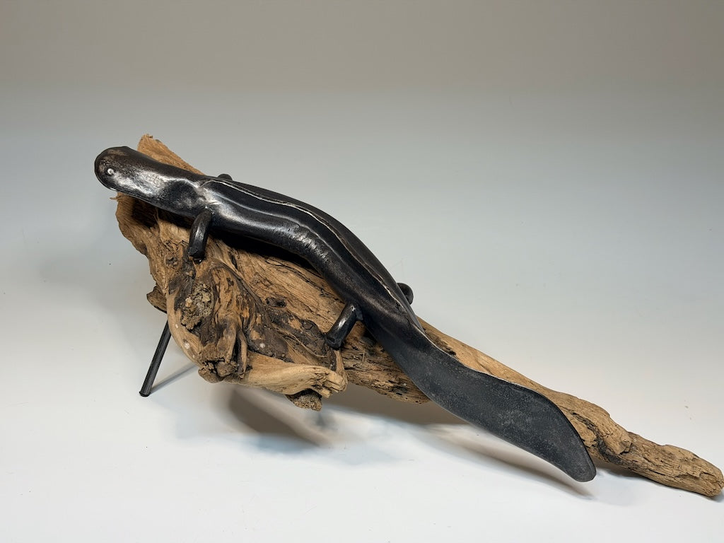 HELLBENDER 4 MIXED MEDIA SCULPTURE