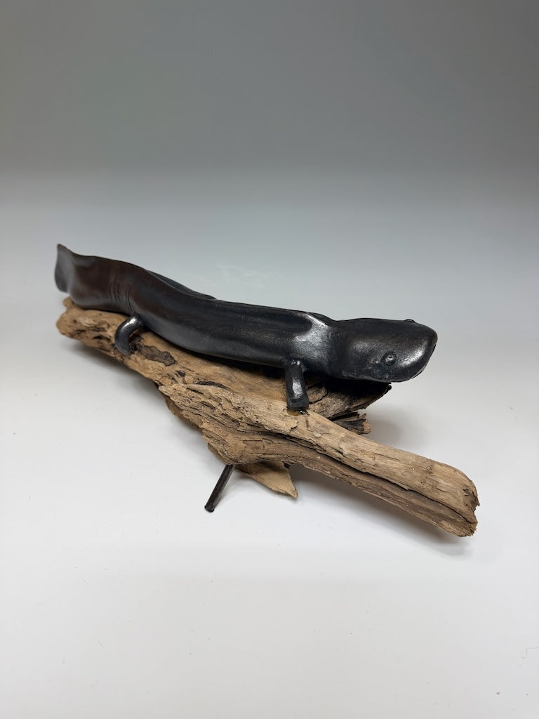 HELLBENDER 7 MIXED MEDIA SCULPTURE