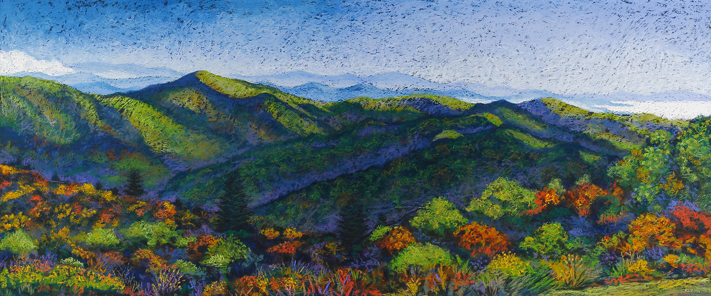 BLUE RIDGE VISTA" Original Pastel
