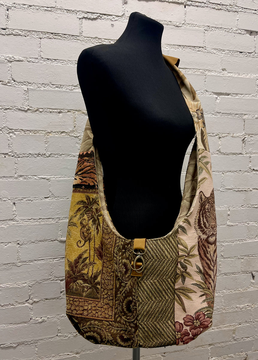 Vintage Tiger Fabric and Tapestry Bag – Lucy Clark Gallery and Studio