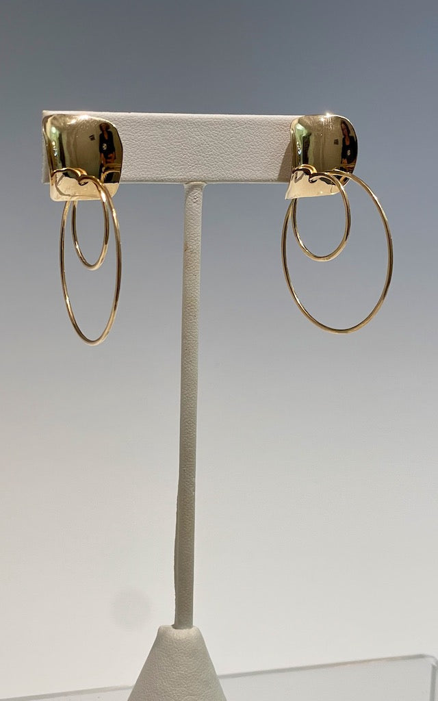 14K Gold "HOOPIES" Earrings MB147E