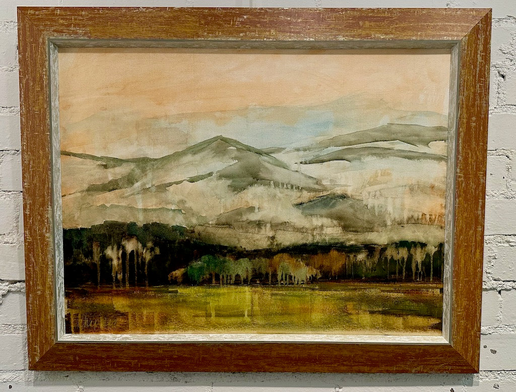 "348 DEGREES NORTH" ORIGINAL OIL ON CANVAS/FRAMED