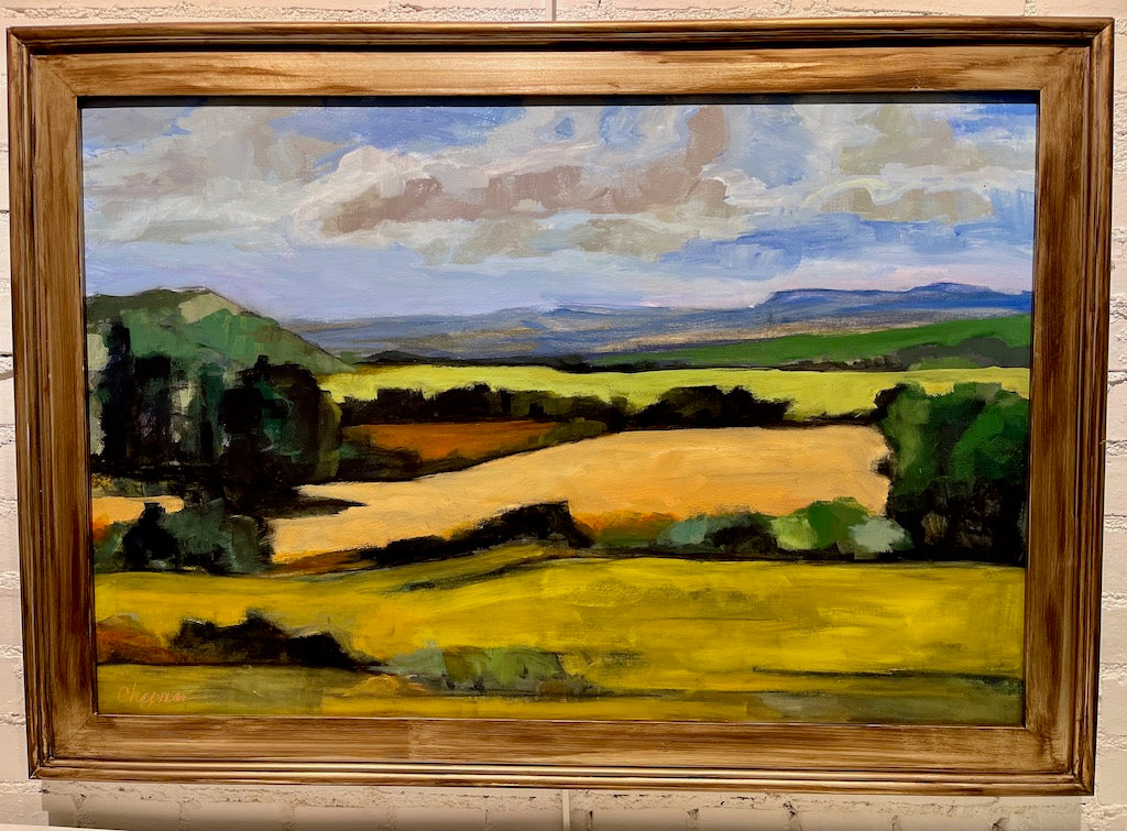 "SUNDAY DRIVE" Original Acrylic Painting/ Framed