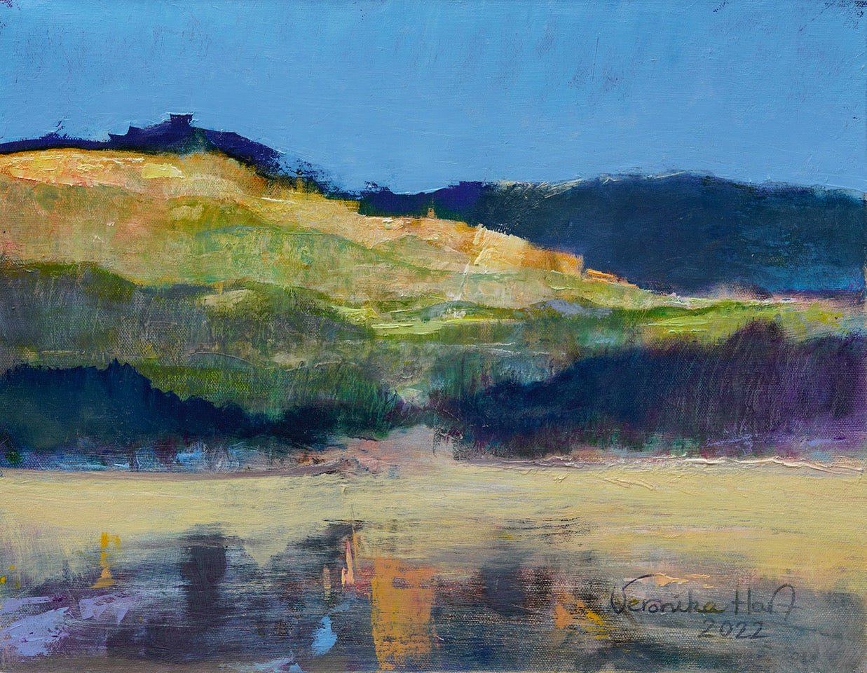 "QUARRY" ORIGINAL OIL ON LINEN/FRAMED