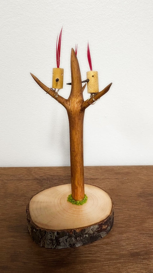 "SECOND CHANCE 108" HAND CARVED WOOD SCULPTURE VG108