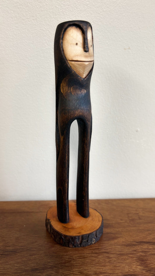 "SECOND CHANCE 150" HAND CARVED WOOD SCULPTURE VG150