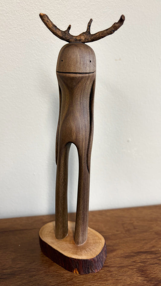 "SECOND CHANCE 152" HAND CARVED WOOD SCULPTURE VG152