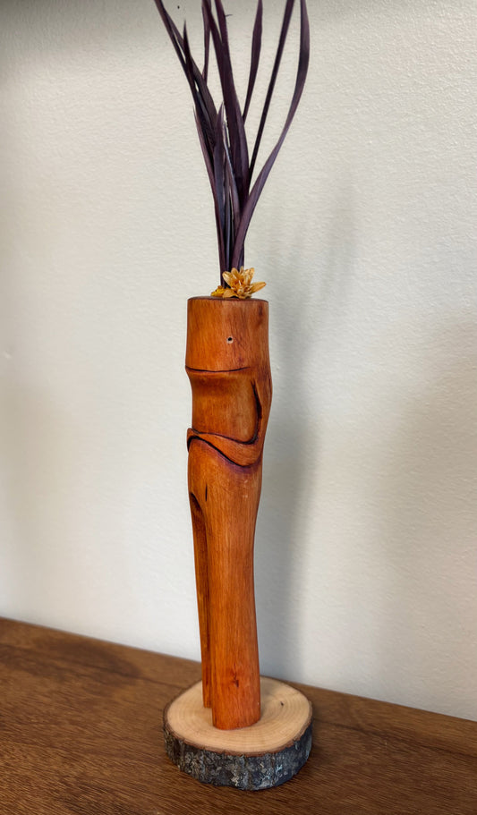 "SECOND CHANCE 161" HAND CARVED WOOD SCULPTURE VG161