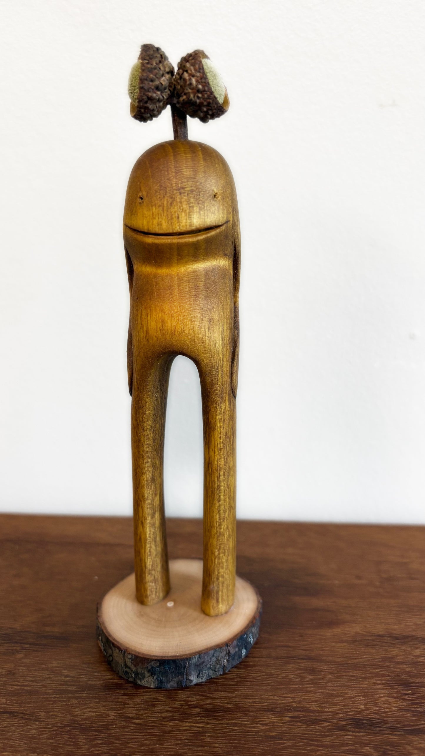 "SECOND CHANCE 175" HAND CARVED WOOD SCULPTURE VG175