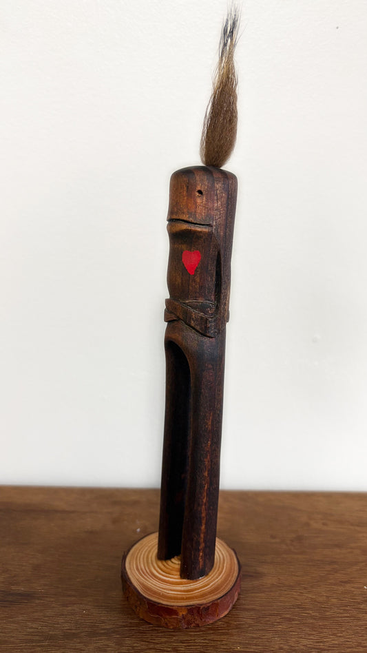 "SECOND CHANCE 59" HAND CARVED WOOD SCULPTURE VG59