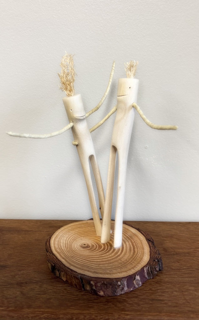 "SECOND CHANCE 68" HAND CARVED WOOD SCULPTURE VG68