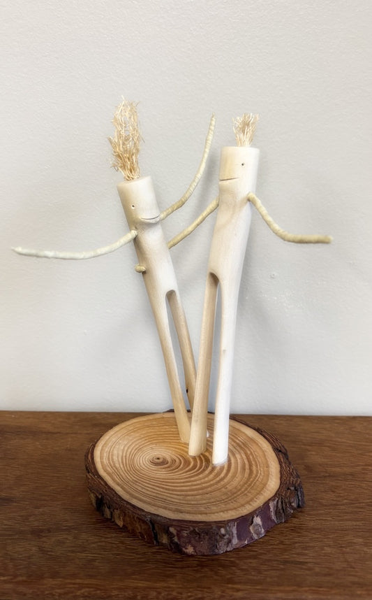 "SECOND CHANCE 68" HAND CARVED WOOD SCULPTURE VG68