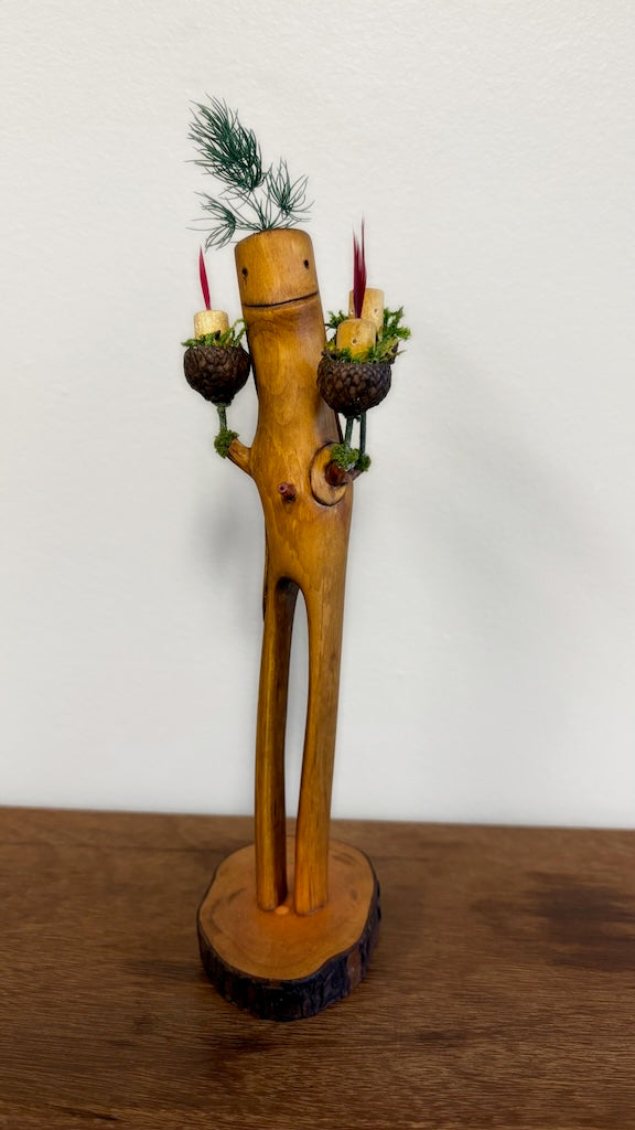 "SECOND CHANCE 98" HAND CARVED WOOD SCULPTURE VG98