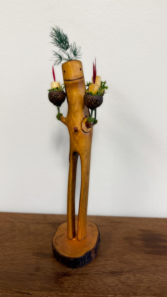 "SECOND CHANCE 98" HAND CARVED WOOD SCULPTURE VG98