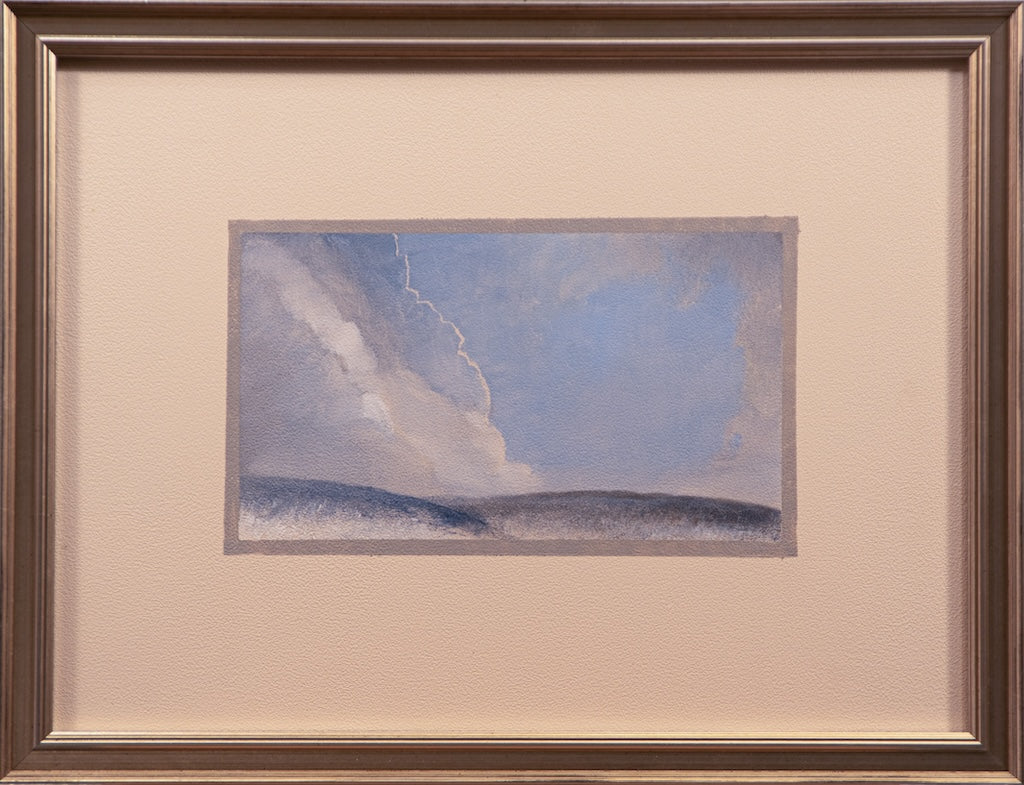 "A LIGHT DUSTING" ORIGINAL OIL ON PAPER/FRAMED