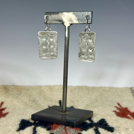 PROTECTION STERLING SILVER EARRINGS AS241